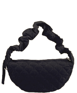 New Fashion Quilted Shoulder Bag BA400256 BLACK